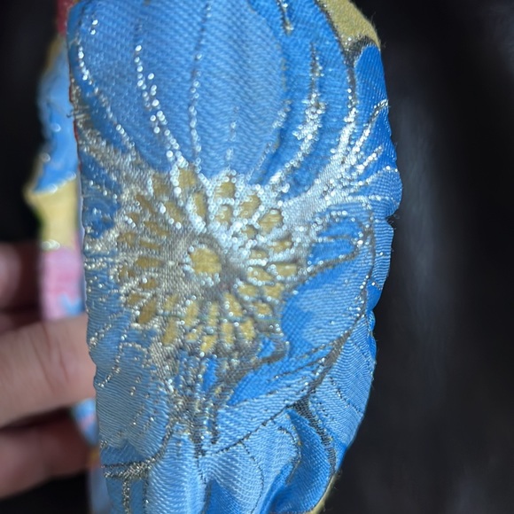 Autumn Adeigbo Yellow Brokade Knotted Headband - Picture 8 of 14